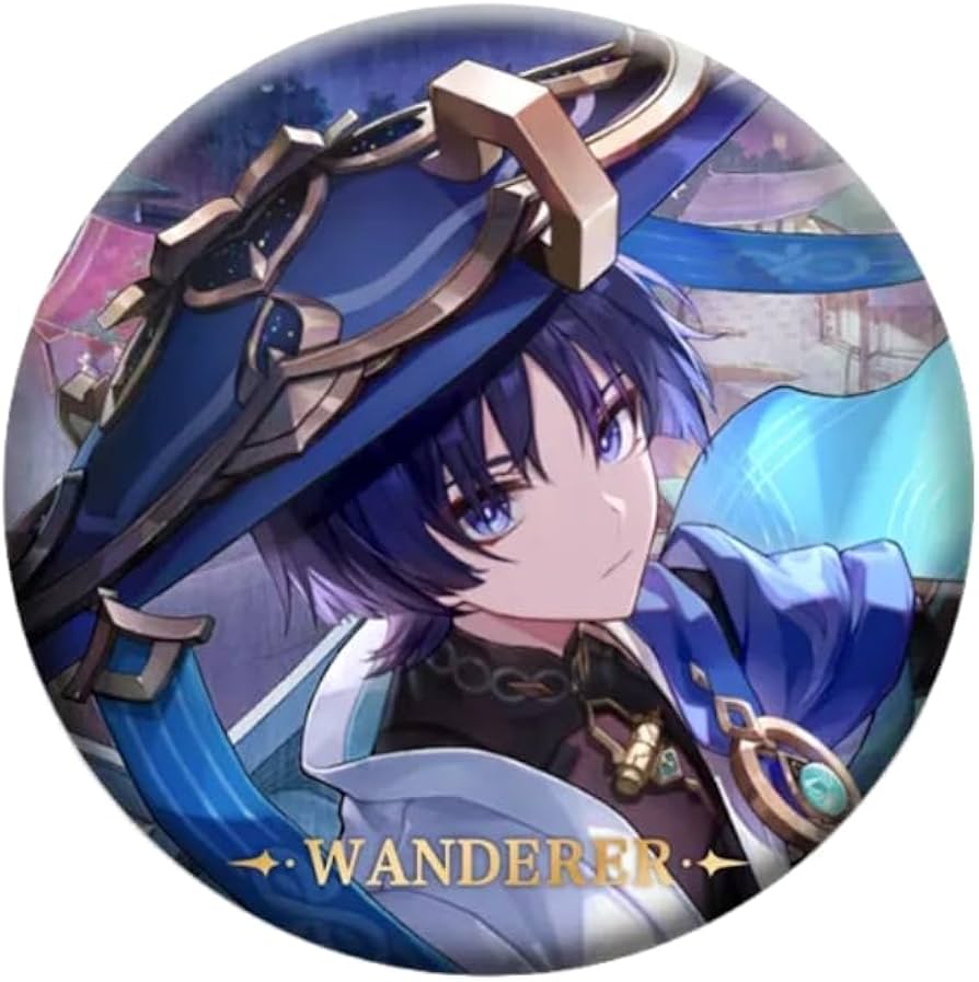 放浪者 缶バッジ Amazon.co.jp: 原神シリーズ キャラクター缶バッジ