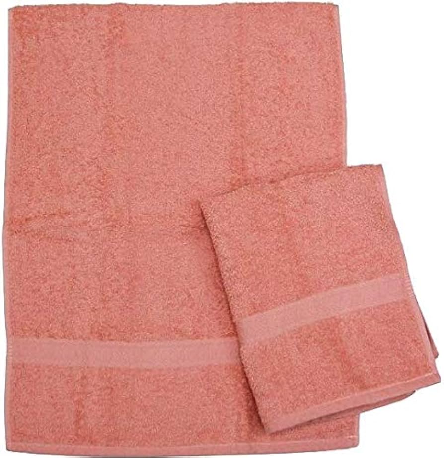 Amazon｜フェイスタオル 2枚 セット 30番糸 コーマカラータオル 日本製