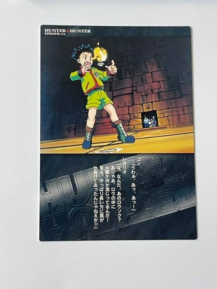HUNTER×HUNTER ハンターハンター カードダスマスターズ ゴン HUNTER