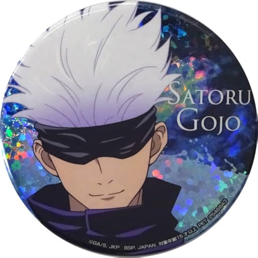 呪術廻戦 五条悟 ホログラム缶バッジ ゆるっとコレクション 呪術廻戦