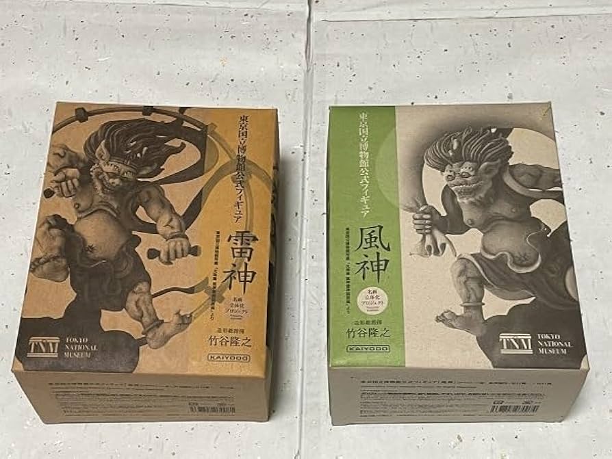 海洋堂 風神雷神フィギュア 東京国立博物館公式フィギュア 海洋堂美術