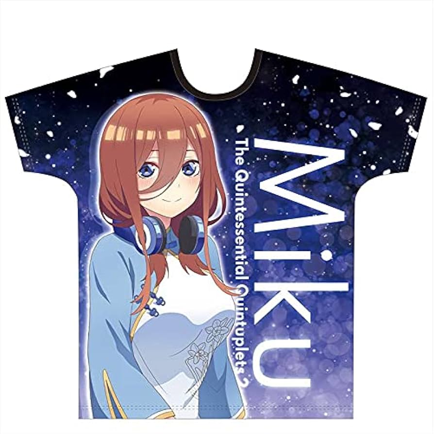 Amazon.co.jp: 五等分の花嫁∬ フルグラフィックTシャツC[中野三玖