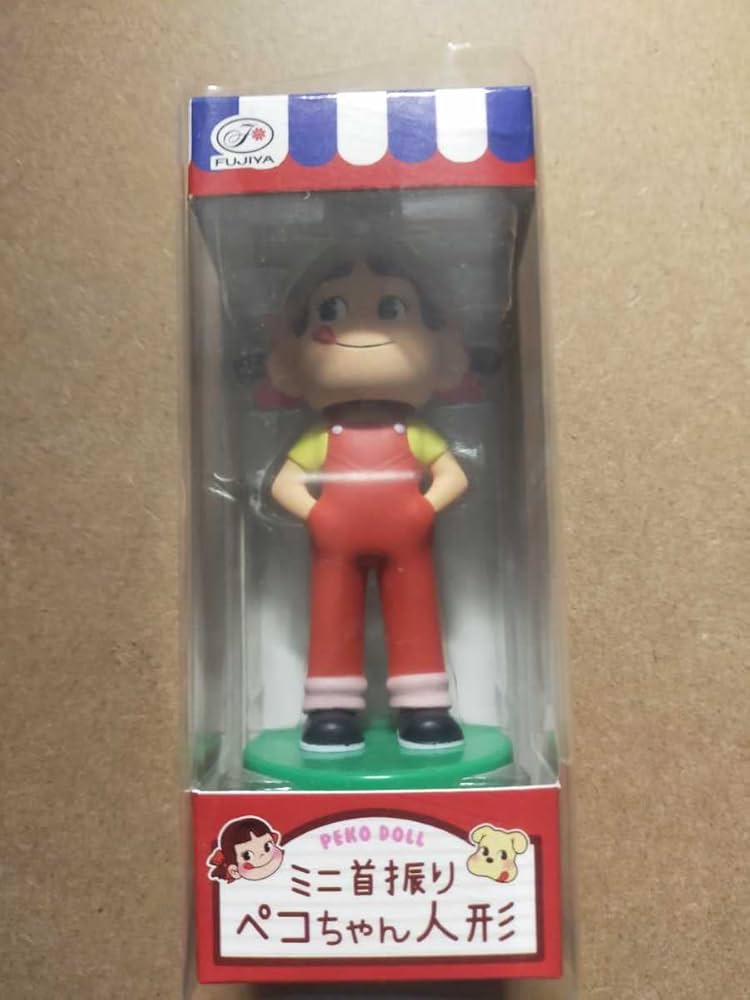 超レア・未使用・完動品】ペコちゃん 首振り人形 超レア・未使用・完動