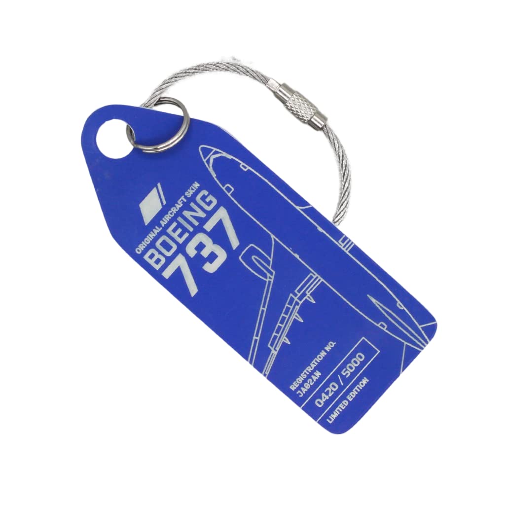 セット】ANA B737-700 + タグ キーホルダー 1/400 セット】ANA B737