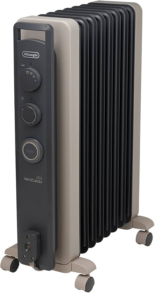 Amazon.co.jp: DeLonghi RHJ21F0812-GY VertiCaldo Oil Heater, For