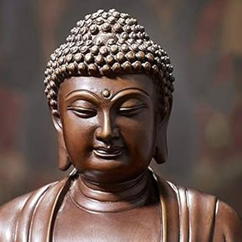 Amazon｜釈迦牟尼仏の仏像、自宅での純銅の像、完璧なホームギフト、17