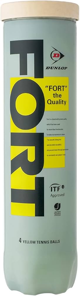 DUNLOP FORT テニスボール 15個入り Amazon | 【2球入×15缶セット(箱