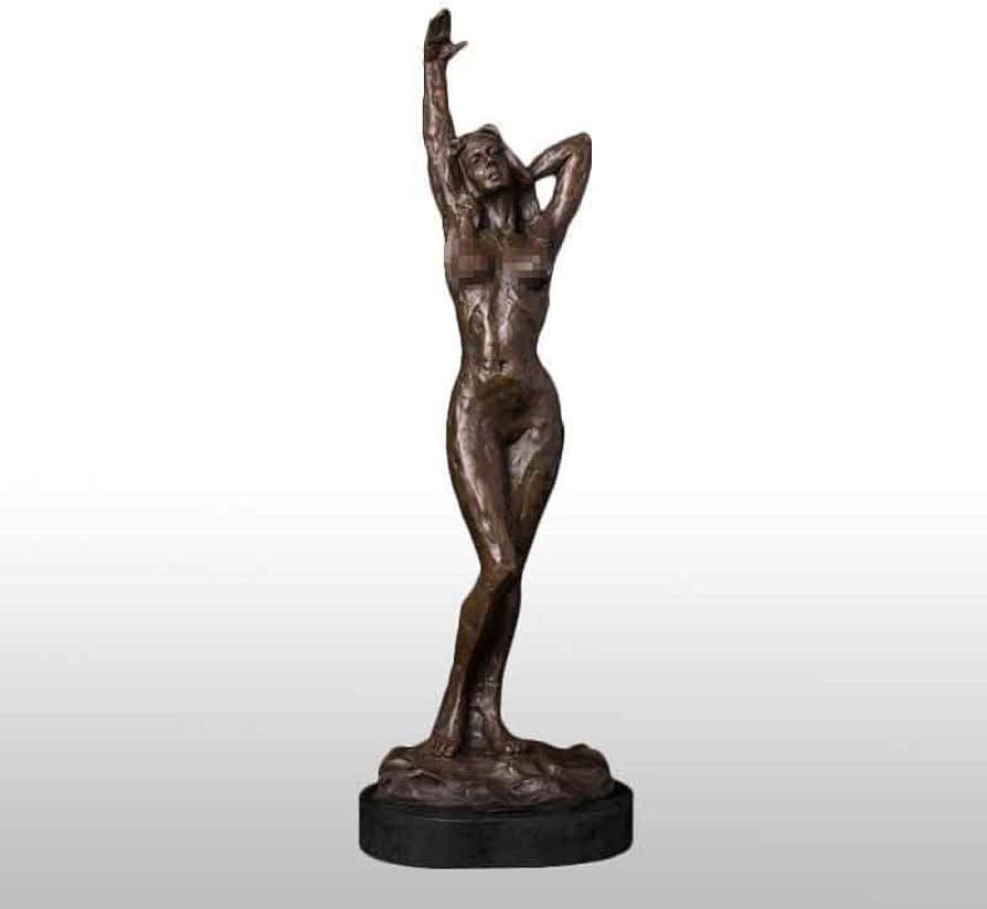 Amazon.co.jp: 彫刻家の装飾ブロンズヌード女性像置物ブロンズ彫刻装飾