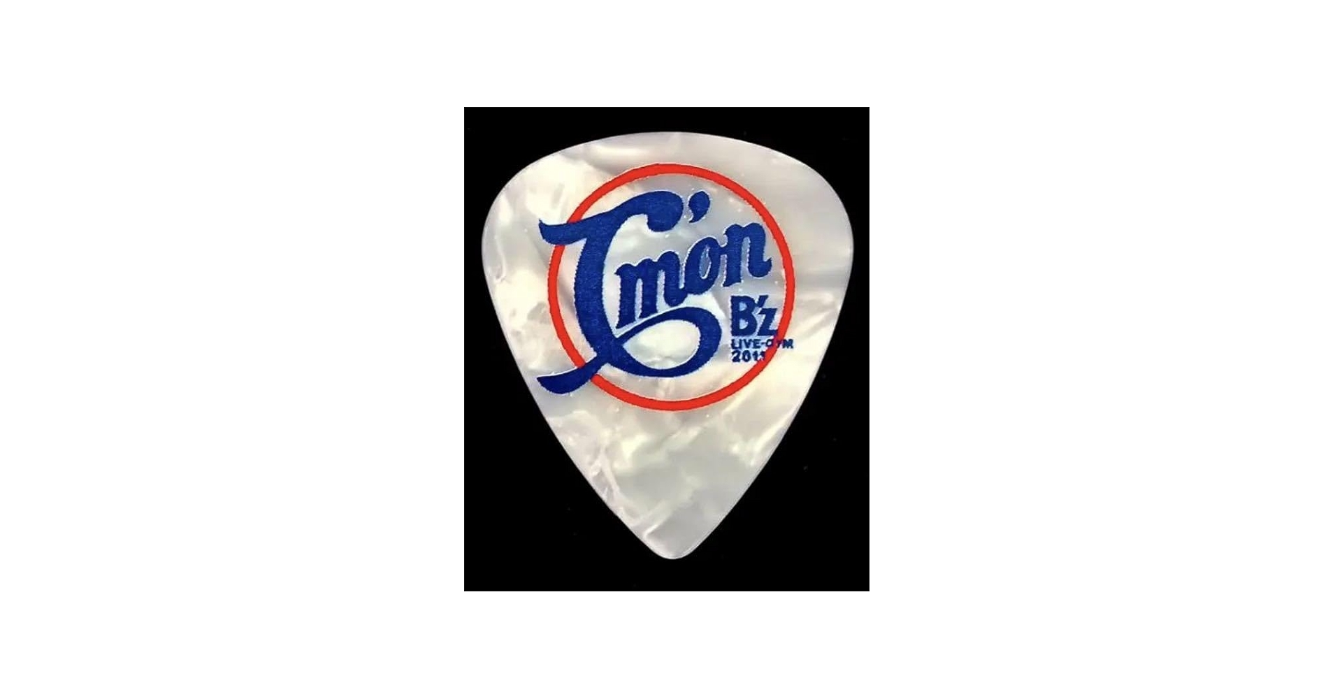 B'zピックMonsterモンガレ松本さんが口に含んだピック B'zピック