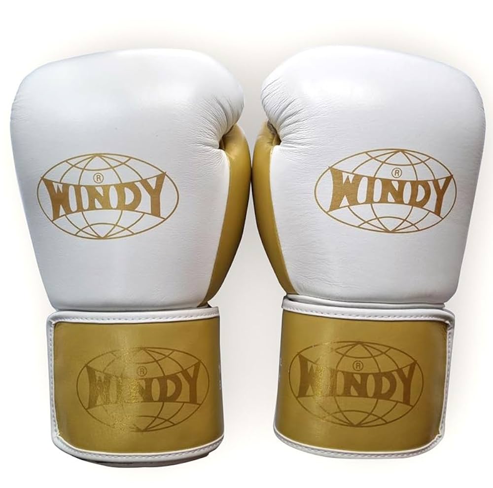本革製WINDYボクシンググローブ 10oz オリーブ キックボクシング 本革