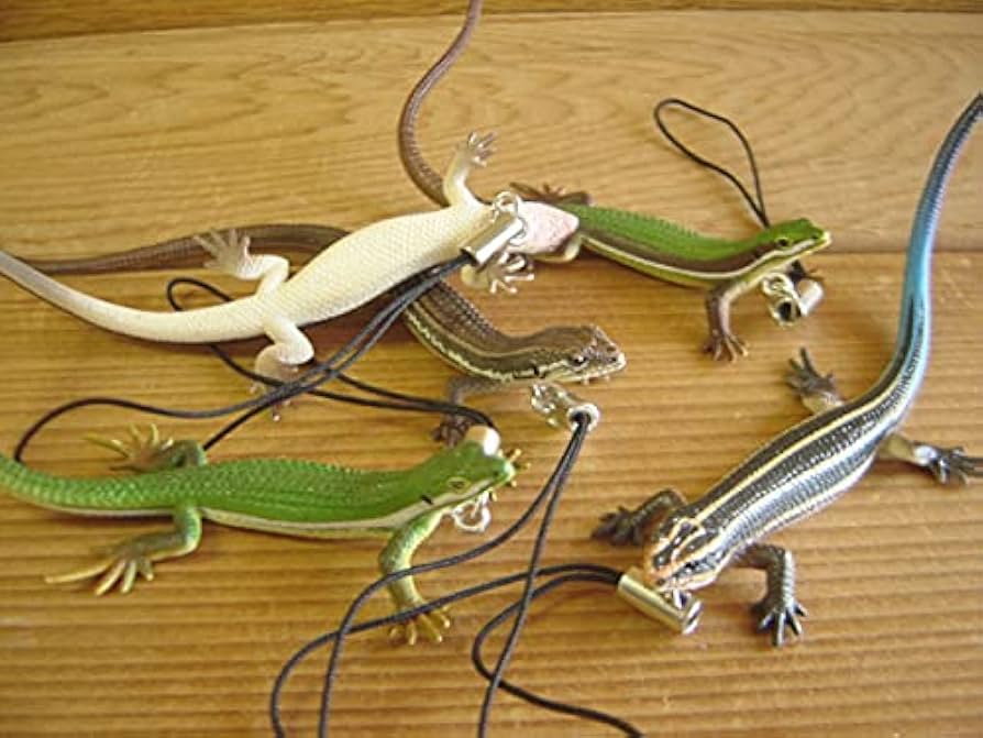 ♯Gti10IVネイチャーMONOトカゲヤモリストラップ マグネット14種