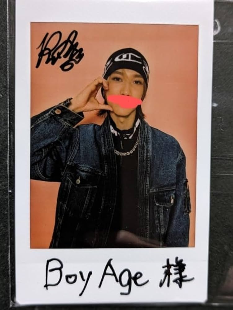 INI 池﨑理人(池崎) サインボール INIサイン入りチェキ池﨑理人