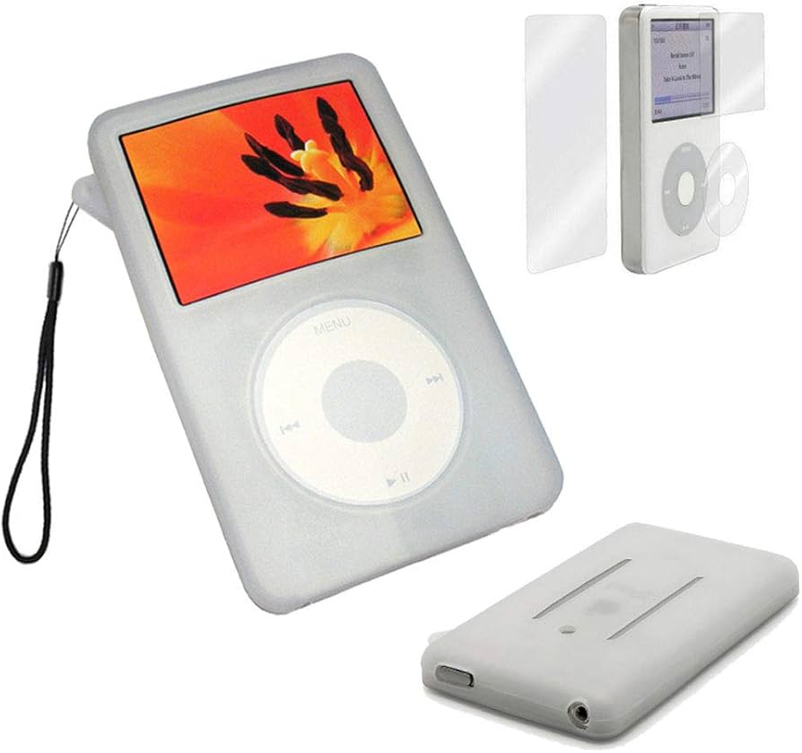 iPod Classic 80GB シルバー 充電ケーブル・USB端子・ケース付 iPod