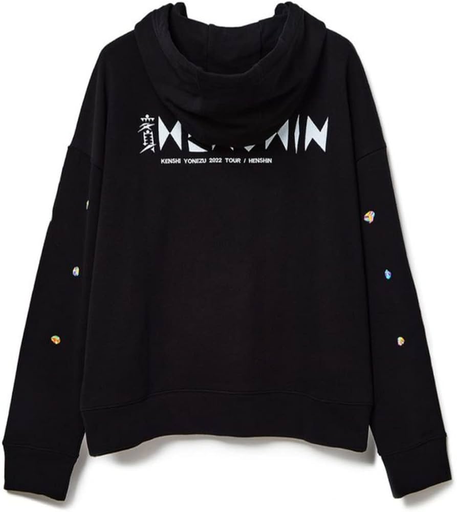 米津玄師 22' TOUR【変身】グッズ 宝石パーカー 黒/M Amazon.co.jp