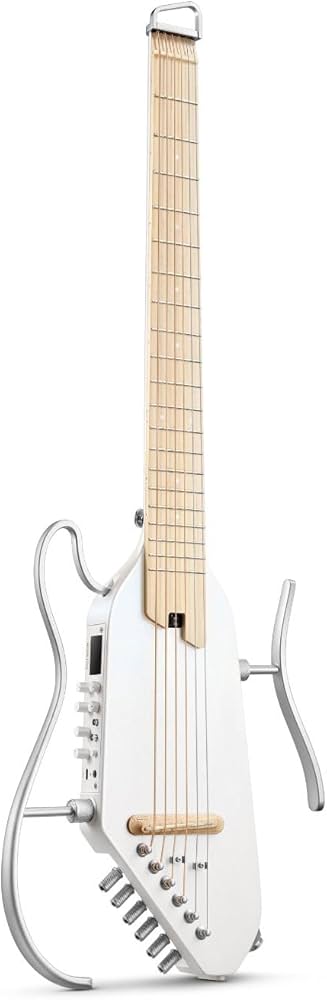 Donner Guitarra Elétrica Acústica Hush I Pro Guitarra De Viagem