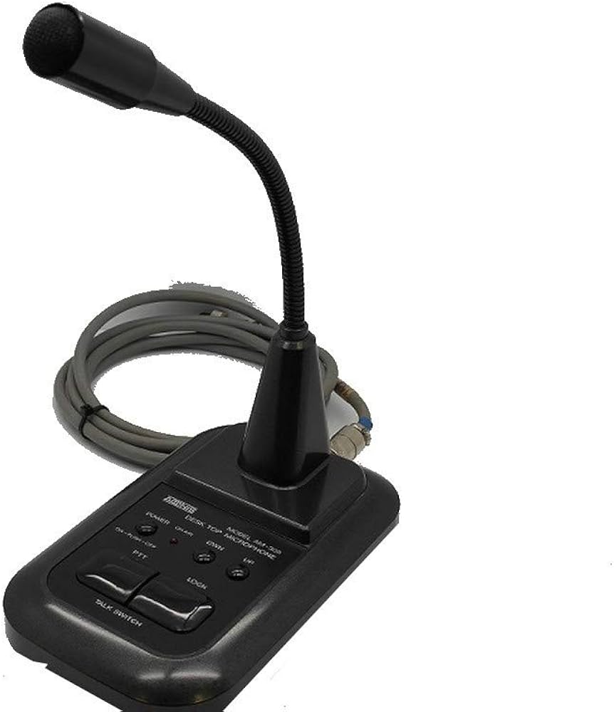 Amazon | ADONIS アドニス AM-308(AM308) 卓上マイクロホン ◇機器との