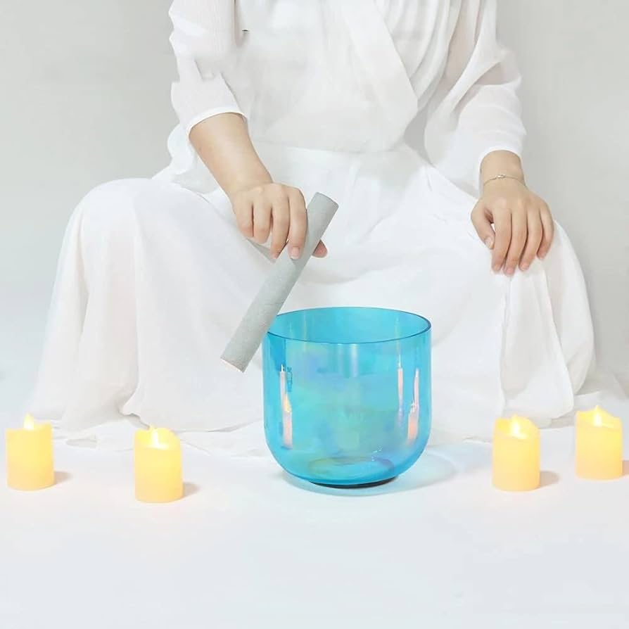 クリスタルボウル 持ち手付き 7E 336hz クリスタルボウル 持ち手付き