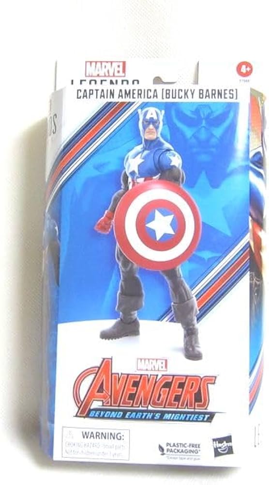 キャプテンアメリカ マーベル バッキー グッズ マグネット スクエア缶