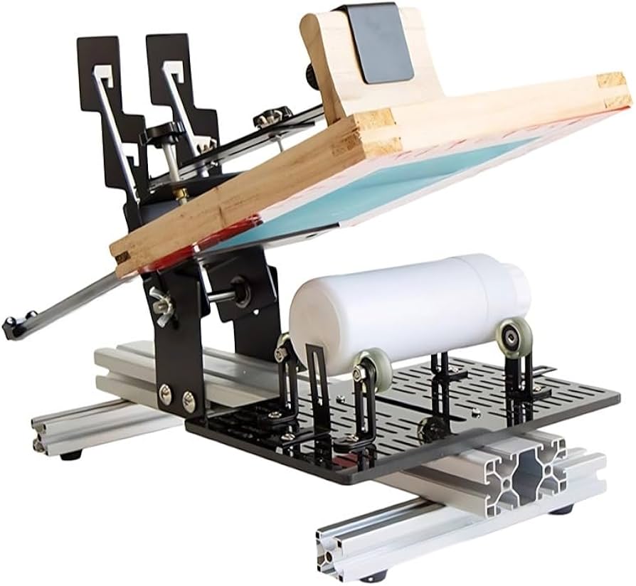 Amazon.co.jp: Yuntuzhiyan 手動曲面シルク印刷機 サーフェス 文字