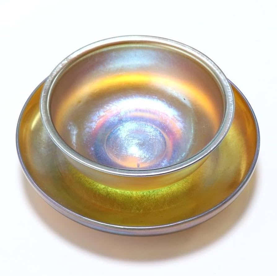 ルイスCティファニー ボウル＆プレート ファブリルガラス おうち美術館