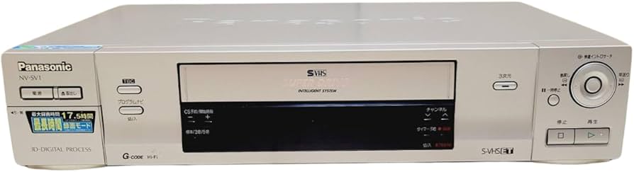 Amazon.co.jp: S-VHS VCR, Panasonic NV-SV1 : Electronics