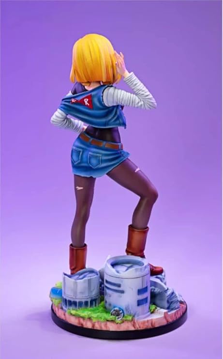 ドラゴンボール 人造人間18号 ガレキ ガレージキット スタチュー