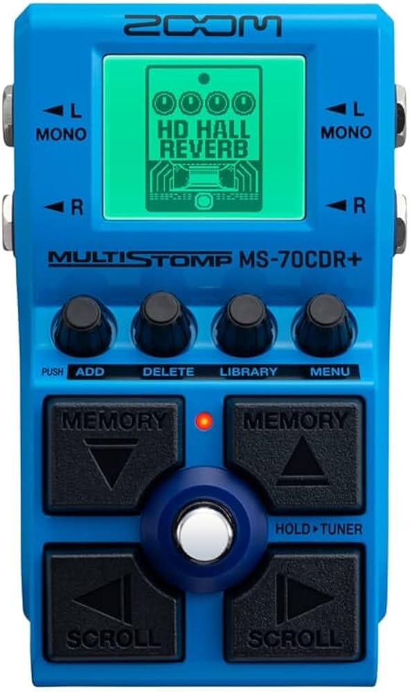 Amazon.com: Zoom MS-70CDR+ MultiStomp Chorus/Delay/Reverb Pedal