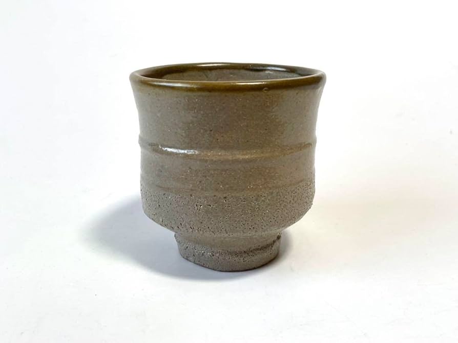 本物保証】濱田庄司 黒釉胴紐湯呑 共箱 美品 人間国宝 益子焼 民藝