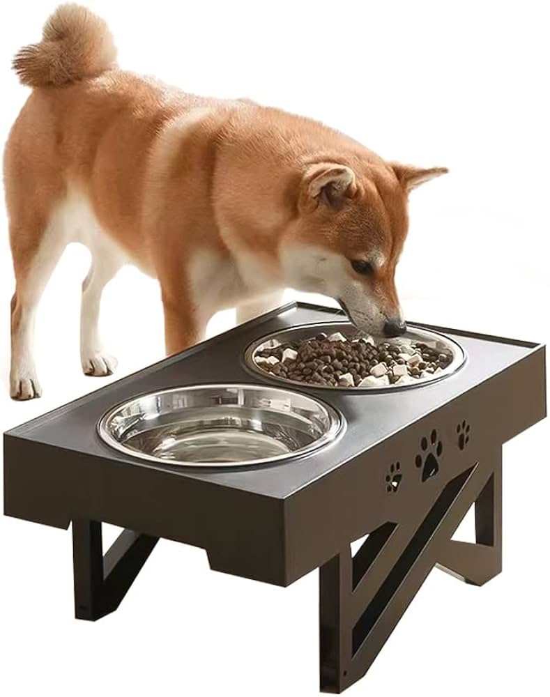 Amazon | Petmoon 犬用 食器台 フードボウル 食器 ペット 食事台 ご飯