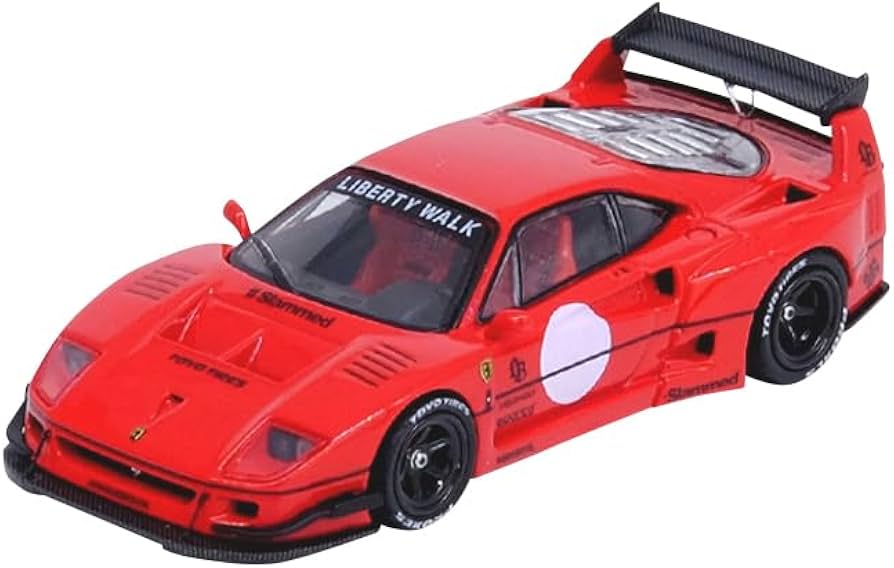 Amazon | イノモデル(Inno Models) 1/64 LB-WORKS F40 レッド 完成品