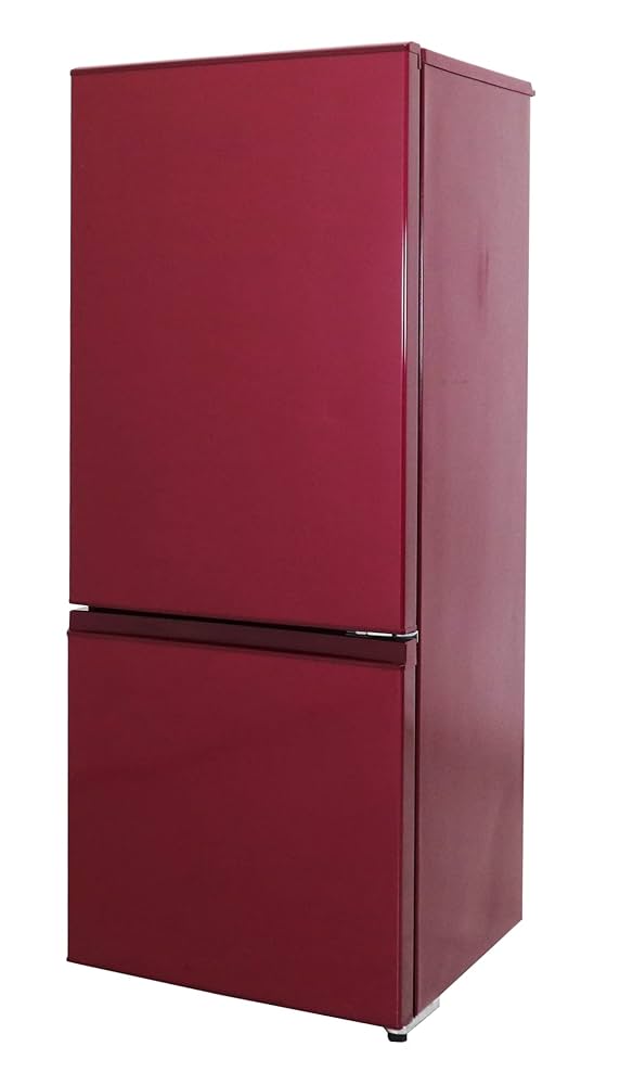 AQUA✨2ドア冷蔵庫✨AQR-18G✨184L✨2018年製✨ワインレッド、小さな