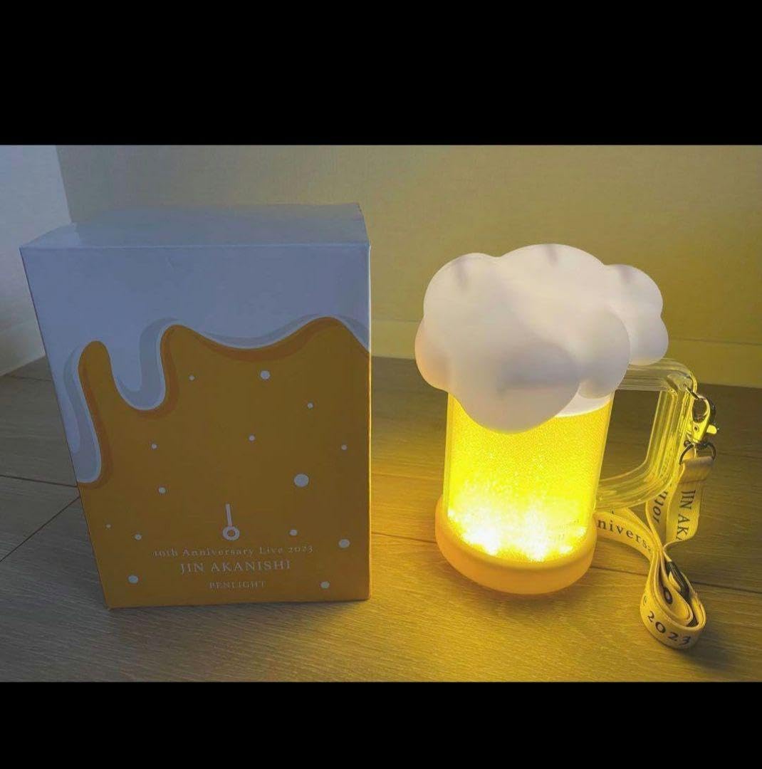 赤西仁 ビールジョッキ型ペンライト 10周年LIVE 赤西仁 ペンライトビール型