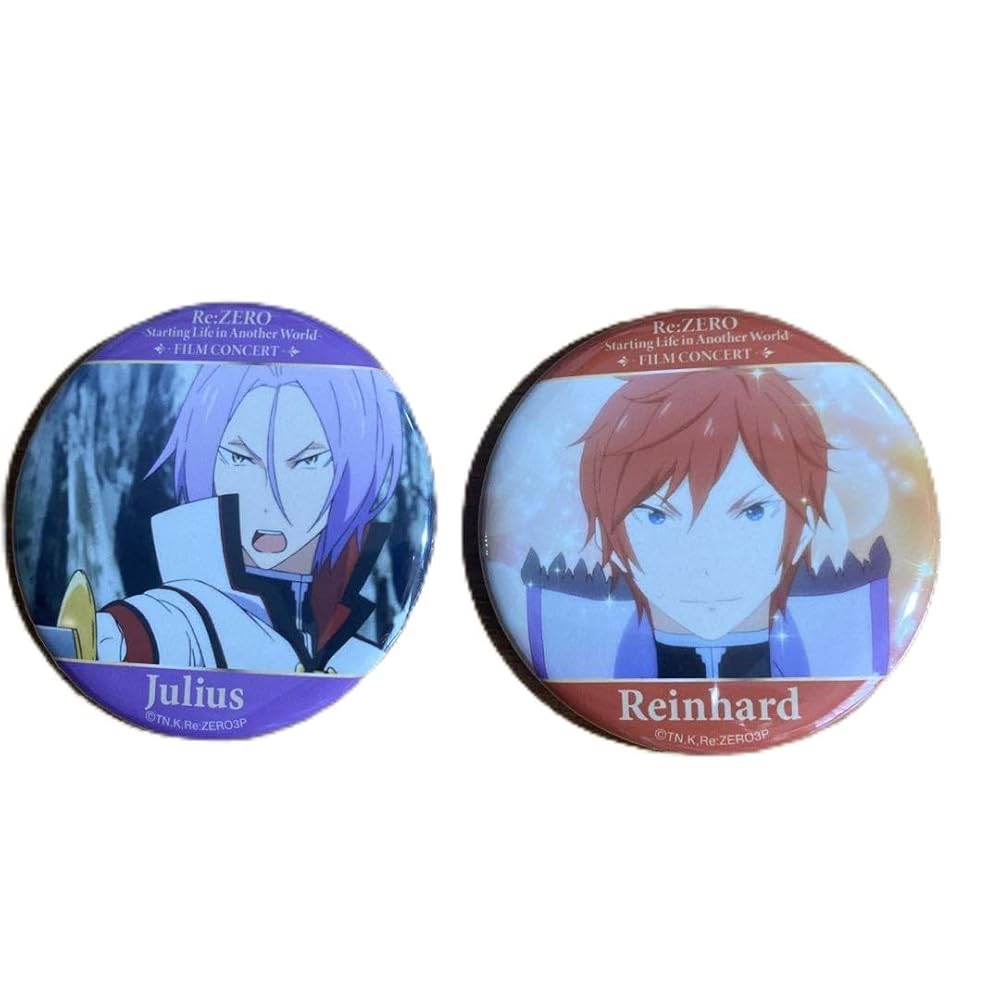 リゼロ オットー 缶バッジ Amazon | リゼロ 騎士叙勲式 イベント 缶