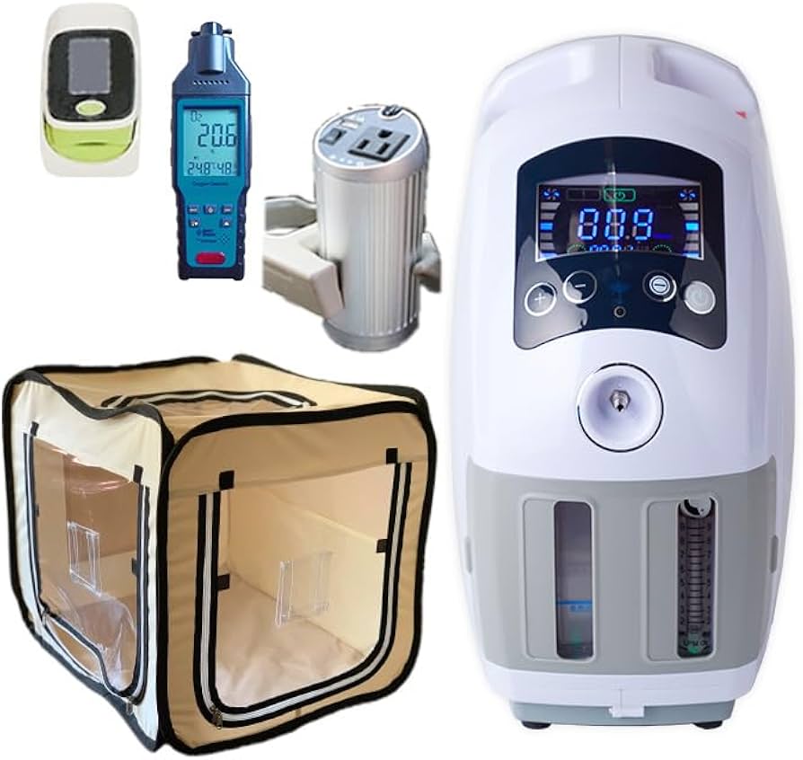 ペット用酸素発生器、酸素室ケージ