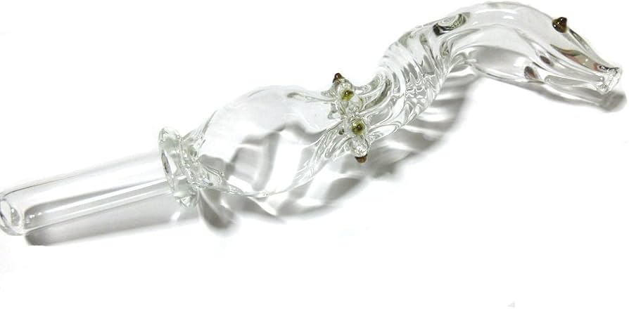 シーシャ マウスピース ガラス製ハンドメイド品ブルータートル