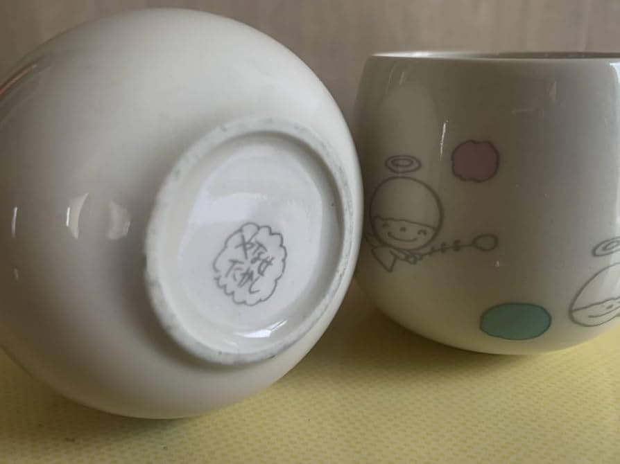 Amazon | やなせたかし 陶器のミニコップ2個セット | ノーブランド品