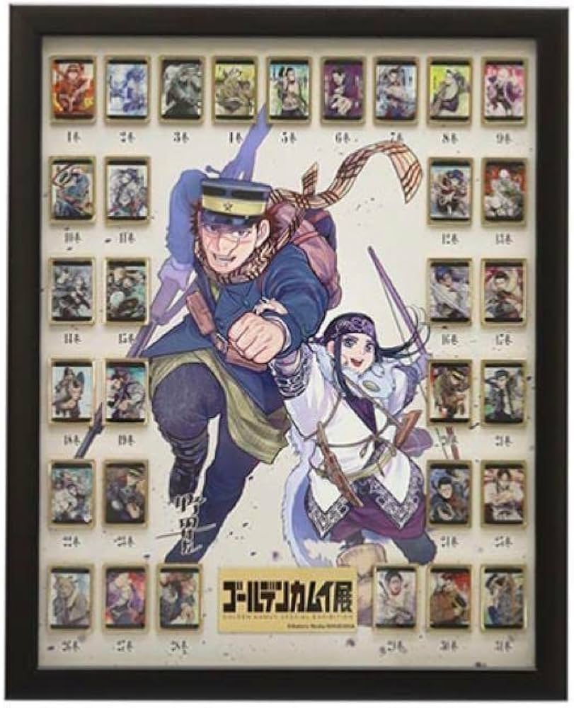 ゴールデンカムイ 額装付き全巻ピンズセット