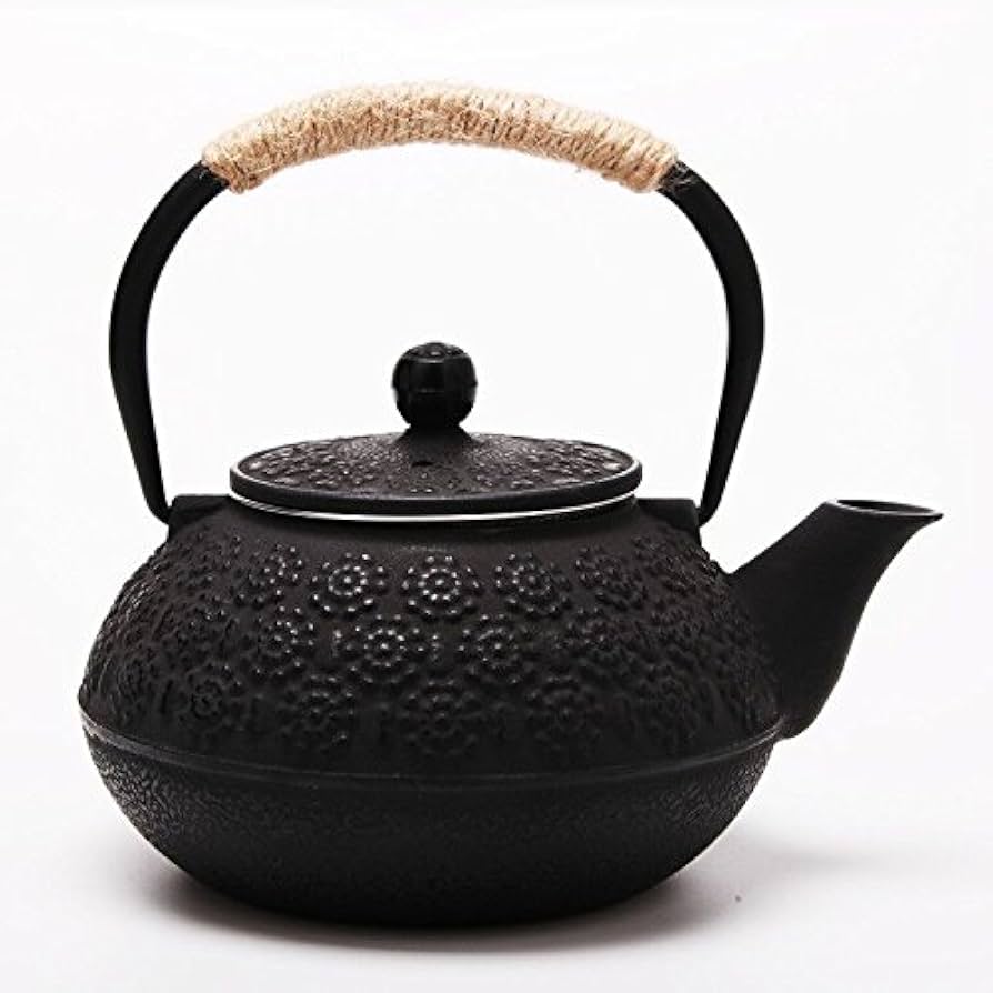 Amazon｜一期屋 鉄瓶 南部鉄器 桜柄 さくら 伝統工芸品 急須 茶こし