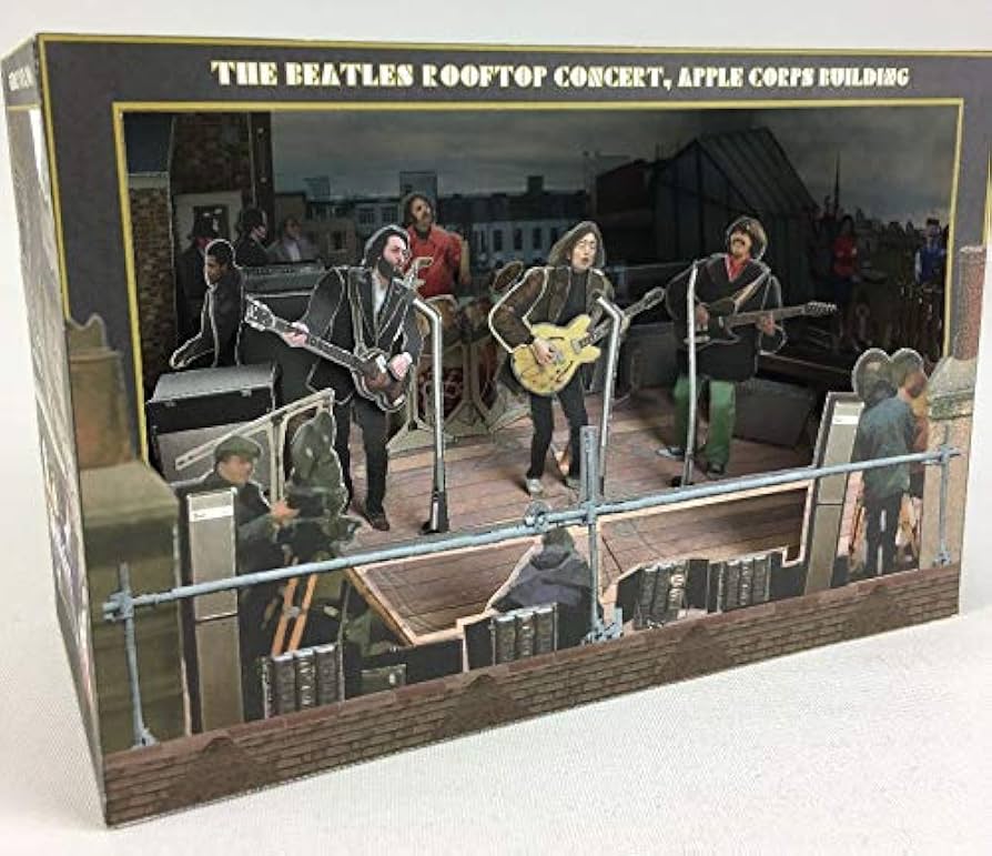 レア】The Beatles ザ・ビートルズ ペーパージオラマ レア】The