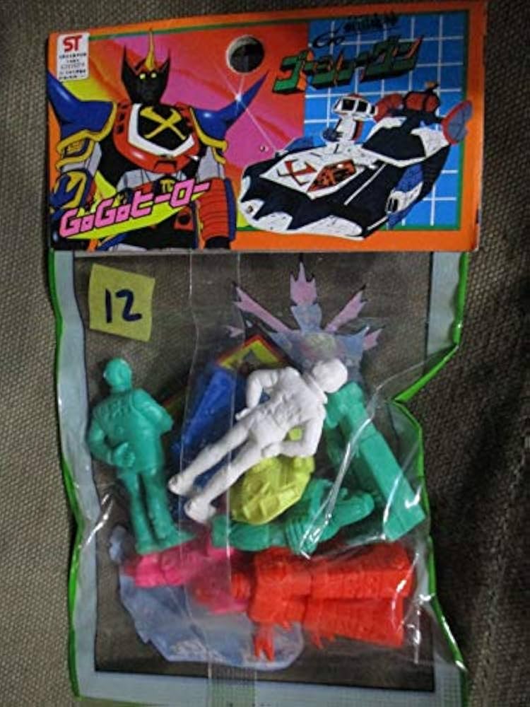 Amazon.co.jp: ゴーショーグン 消しゴム フィギュア 当時物 12