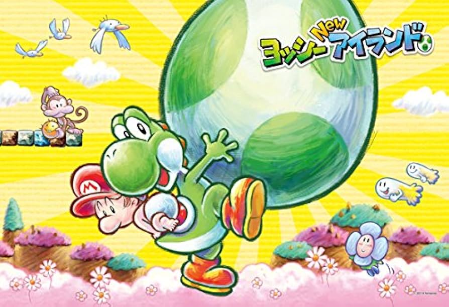 スーパーマリオ ヨッシーアイランド 500ラージピース 赤ちゃんを守れ