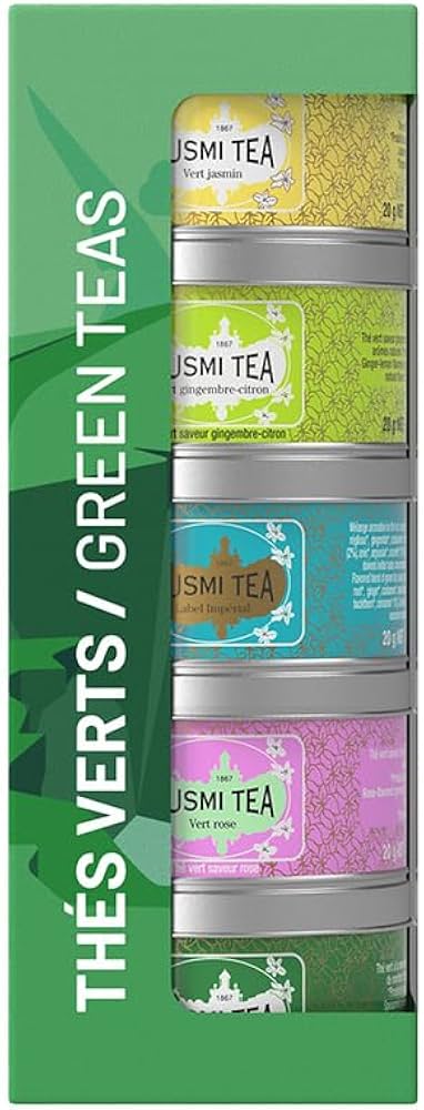 Amazon.com : Kusmi Tea - Organic Green Tea Variety Box - Gift Idea