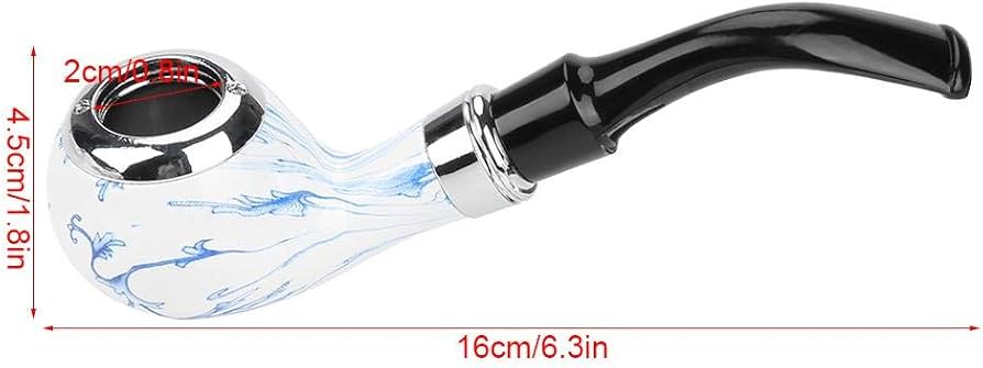 Amazon.co.jp: Gifleey 喫煙パイプ 煙管 たばこ 喫煙アクセサリー 磁器