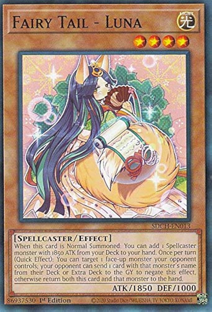 Amazon.co.jp: 遊戯王 SDCH-EN013 妖精伝姫－カグヤ Fairy Tail - Luna