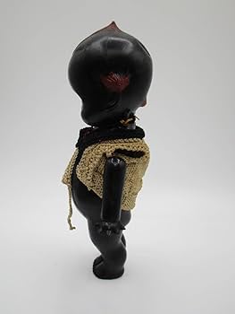 Amazon.co.jp: 日本製 キューピー 人形 黒 ブラック セルロイド Made