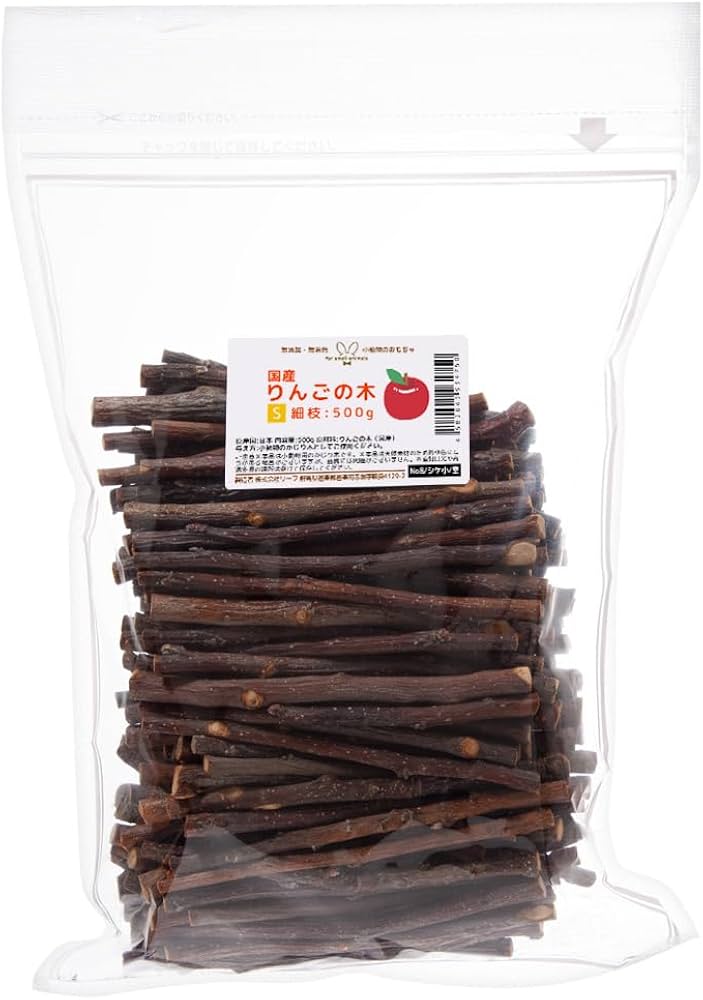 Amazon.co.jp: リーフ 国産 りんごの木 細枝 500g お徳用パック