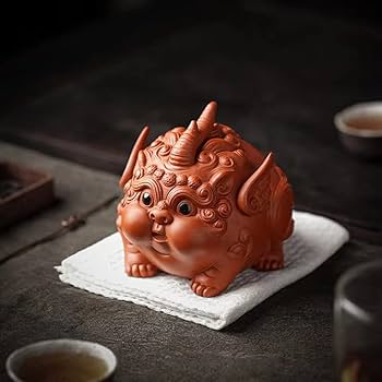 Amazon.co.jp: 萌え かわいい 貔貅ひきゅう 置物 オブジェ 神獣