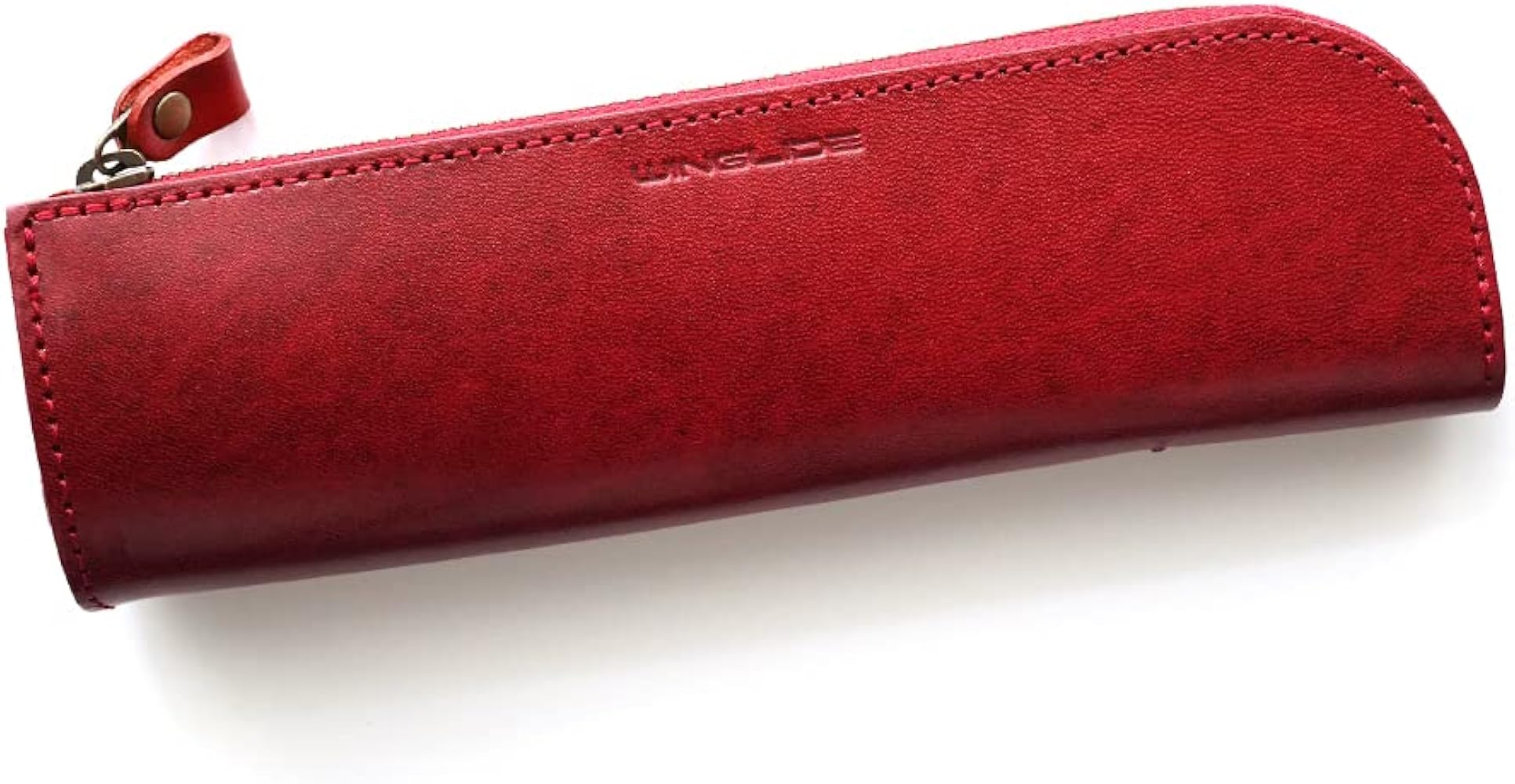 HERMÈS レッドレザーケース ペンケース リザード brandeal_0720e1840