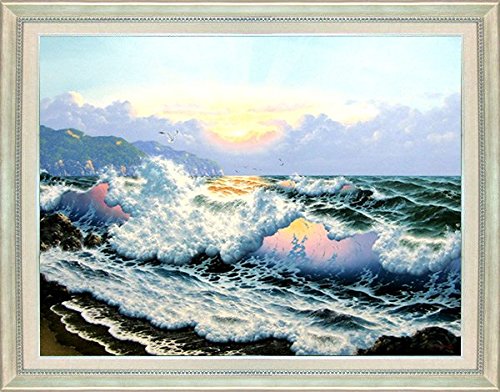 風景画 油絵 Amazon.co.jp: ウィラード・アリザラ『Sea at Down（F50