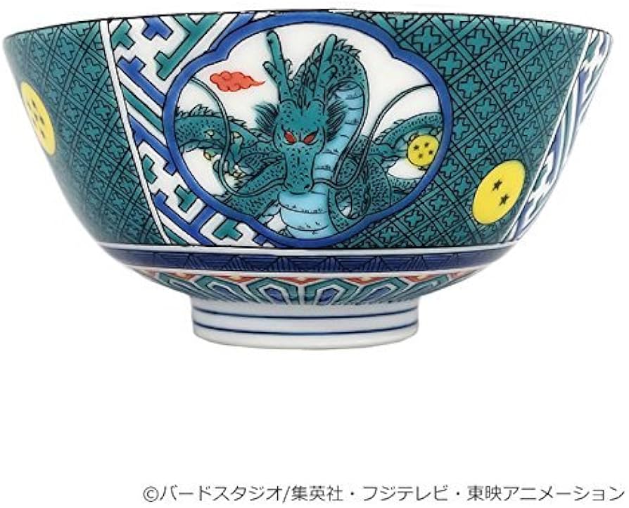 Amazon | 【フジテレビ限定】ドラゴンボール 九谷焼飯碗 開運七龍珠図